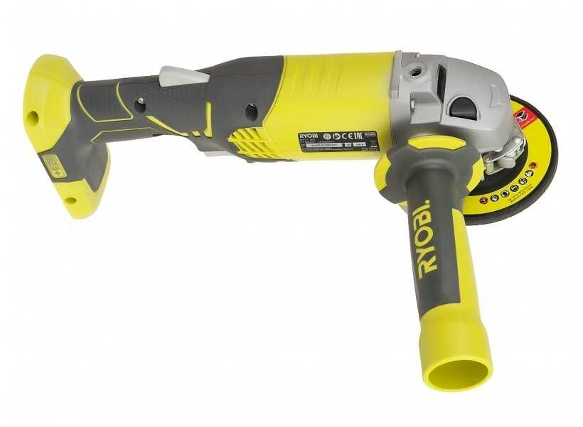 Аккумуляторная УШМ RYOBI R18AG-0 фотография 1