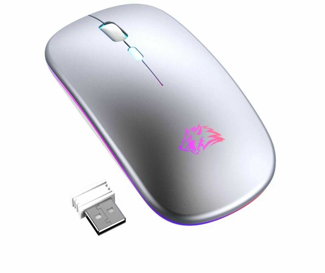 Беспроводная Мышь ZiyouLang X15 Bluetooth+2.4G usb фотография 28