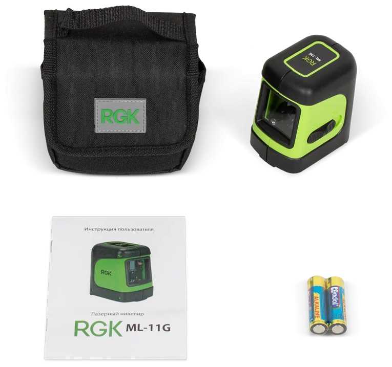 Лазерный нивелир RGK ML-11G фотография 3