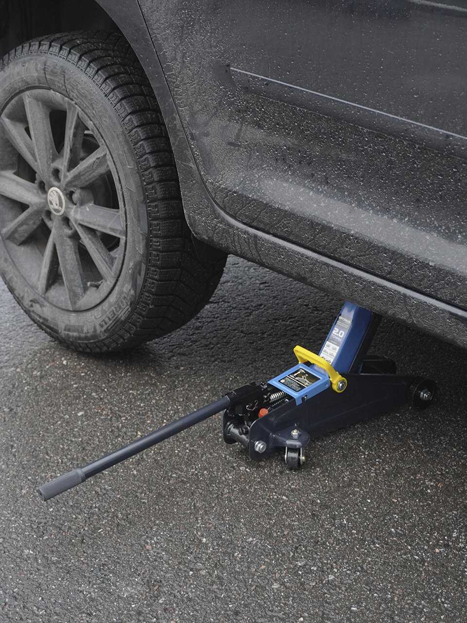 Домкрат подкатной гидравлический низкопрофильный 3 тонны (OPT-7450) фотография 24