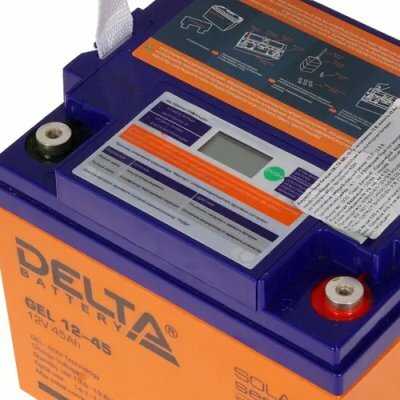 Аккумуляторная батарея DELTA GEL 12-45 (12В) фотография 11