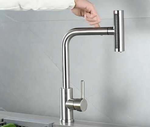 Кухонный смеситель Zorg Steel Hammer SH 093 (SH 093 CR) фотография 9