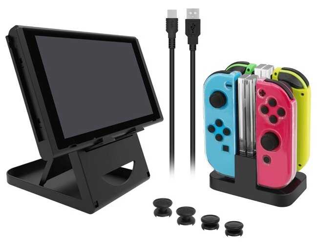 Dobe Комплект аксессуаров Game Pack для консоли Nintendo Switch (TNS-18115)