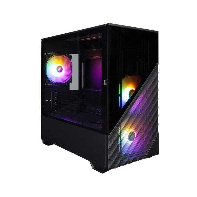 Корпус 1STPLAYER DK D7 mATX 3x120mm LED fans (D7-WH-3F1-W) фотография 1