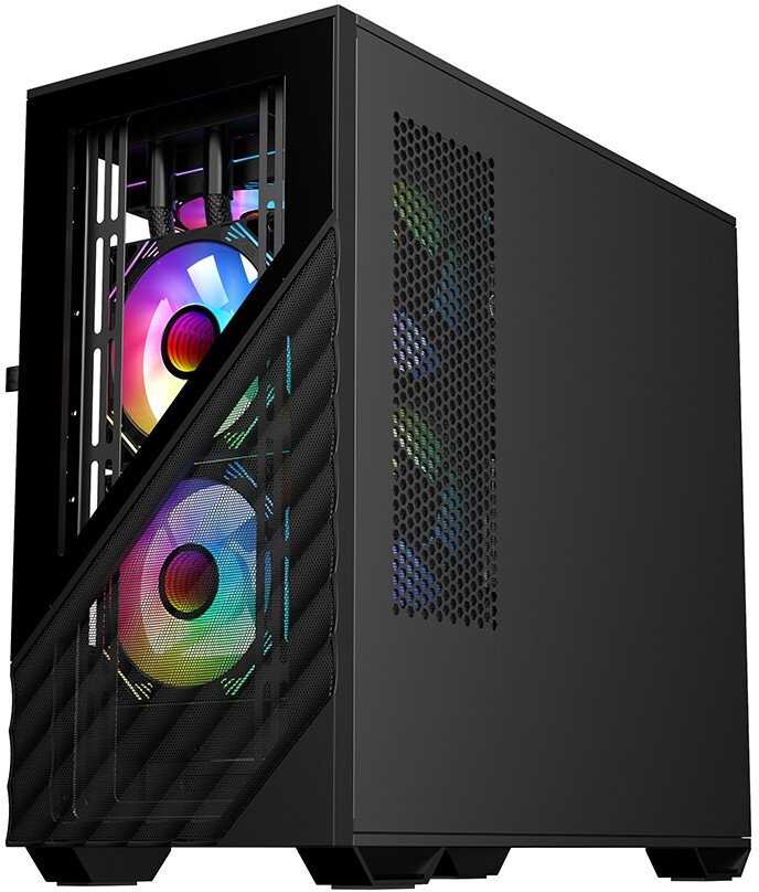 Корпус 1STPLAYER DK D7 mATX 3x120mm LED fans (D7-WH-3F1-W) фотография 2