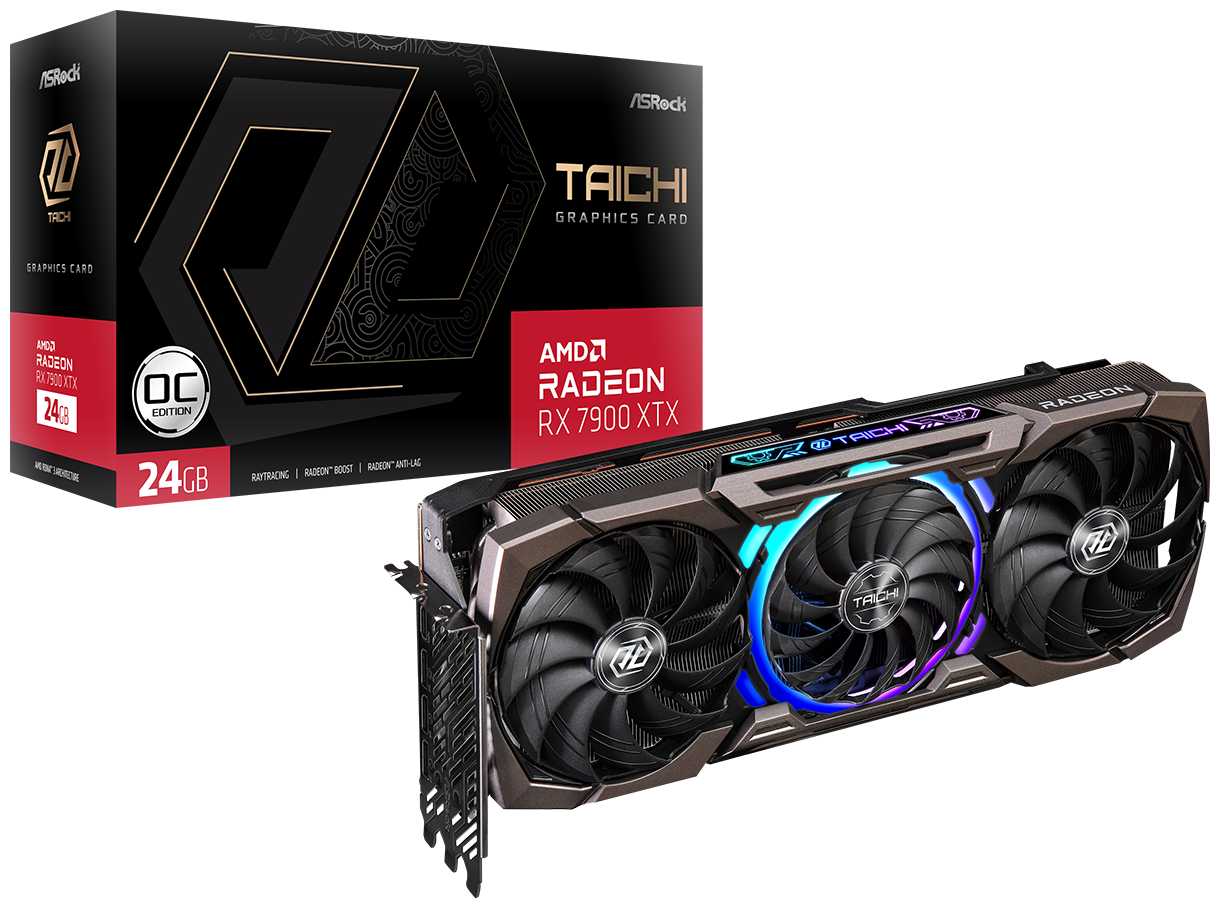 Видеокарта ASRock AMD Radeon RX 7900 XTX Taichi (RX7900XTX TC 24GO) фотография 4