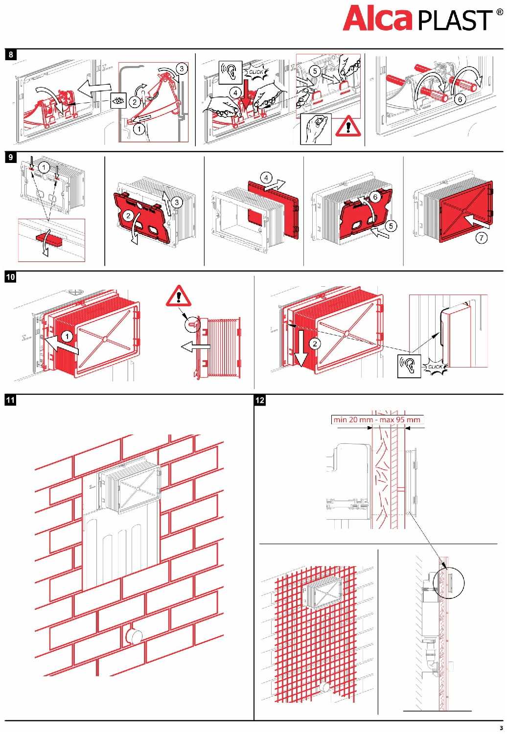 Бачок скрытого монтажа Alcadrain AM112 Basicмodul фотография 11