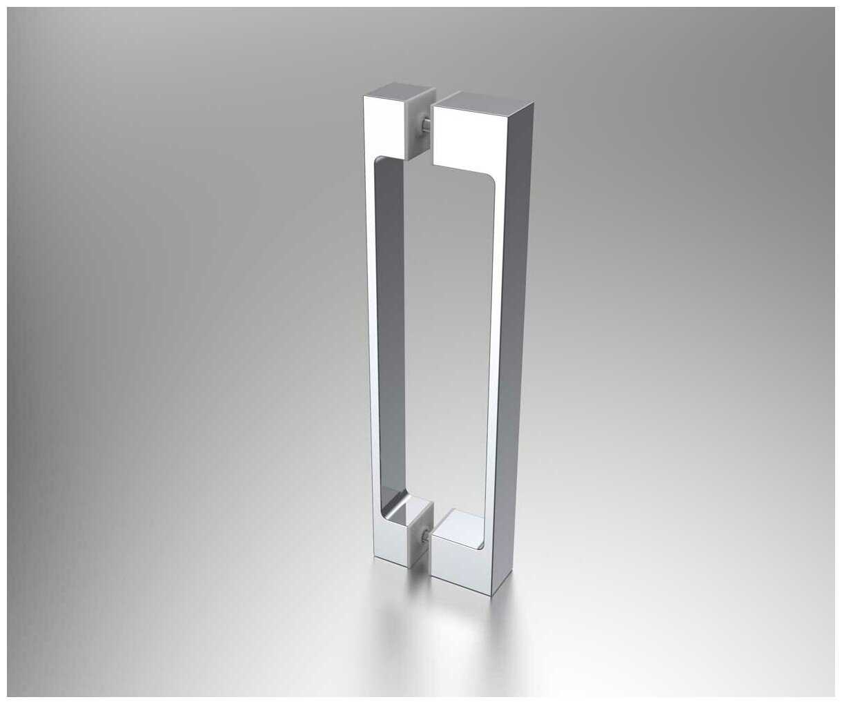 Душевой уголок Alpha VSR-3AL8011MT, 1100*800, хром, стекло текстурное фотография 5