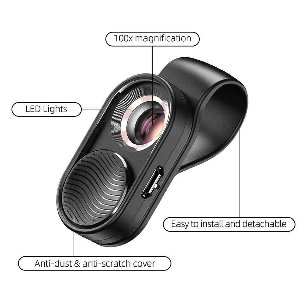 Микроскоп APEXEL Микроскоп для смартфона (APL-MS01) фотография 5
