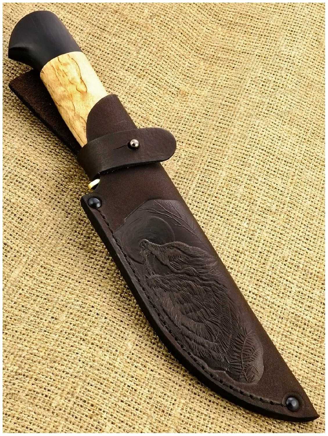 Нож ручной работы Ножемир булатная сталь кардинал (5220)б фотография 5