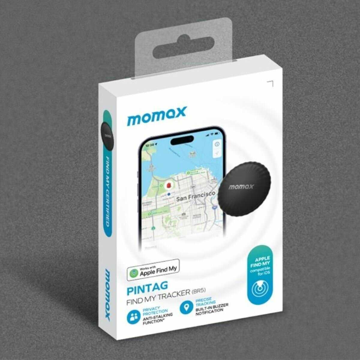 GPS трекер Momax PINTAG Find my Tracker (BR5W)