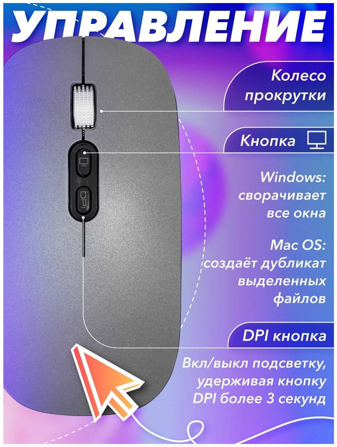 Мышь беспроводная FTP103 фотография 25