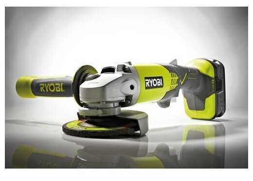 Аккумуляторная УШМ RYOBI R18AG-0 фотография 7