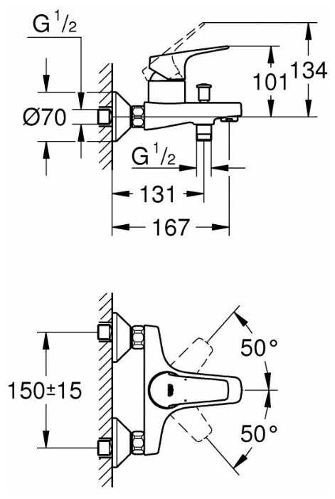 Смеситель Grohe 23756 фотография 1