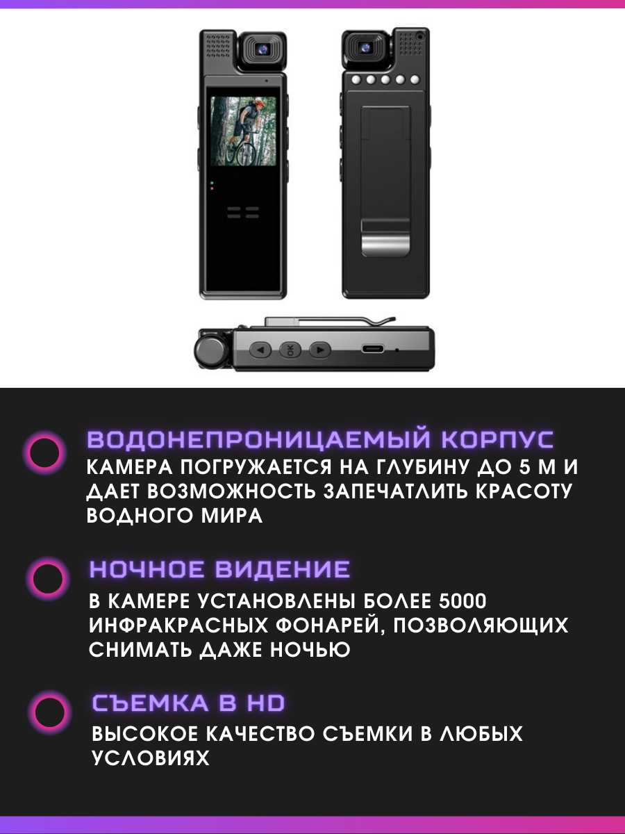 Мини-камера Full HD 1080P фотография 1