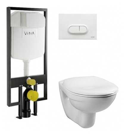 Унитаз с инсталляцией подвесной VitrA Normus 9773B003-7201 с горизонтальным выпуском