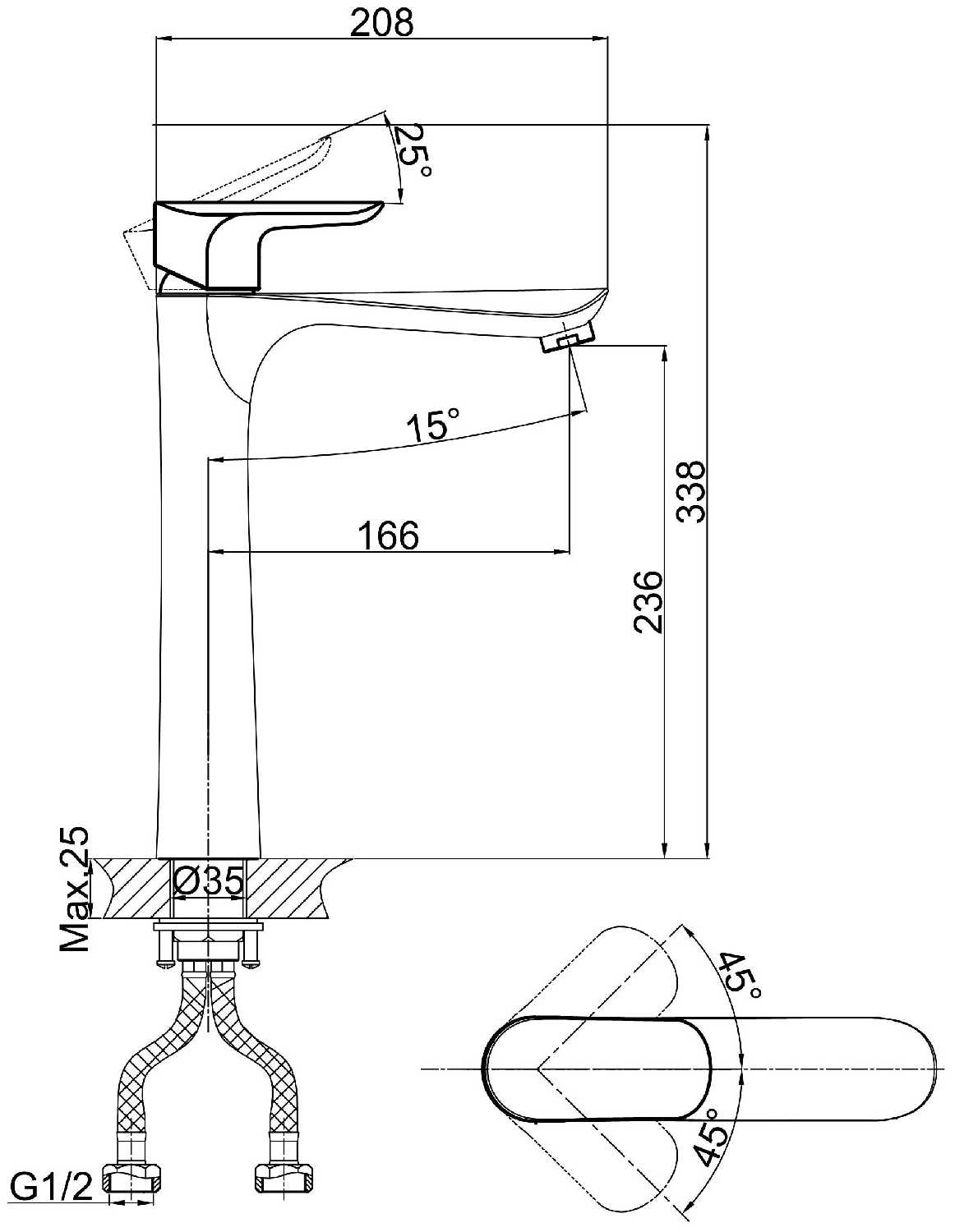 Смеситель D&K DA1032001 фотография 3