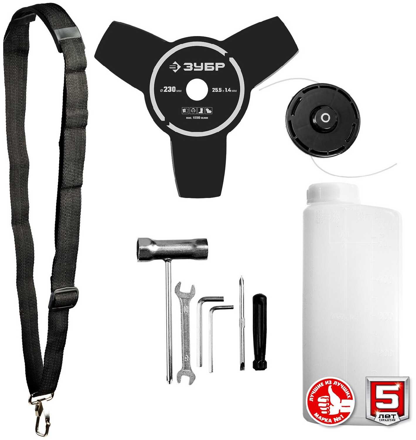 Триммер бензиновый ЗУБР КРБ-1000 фотография 18