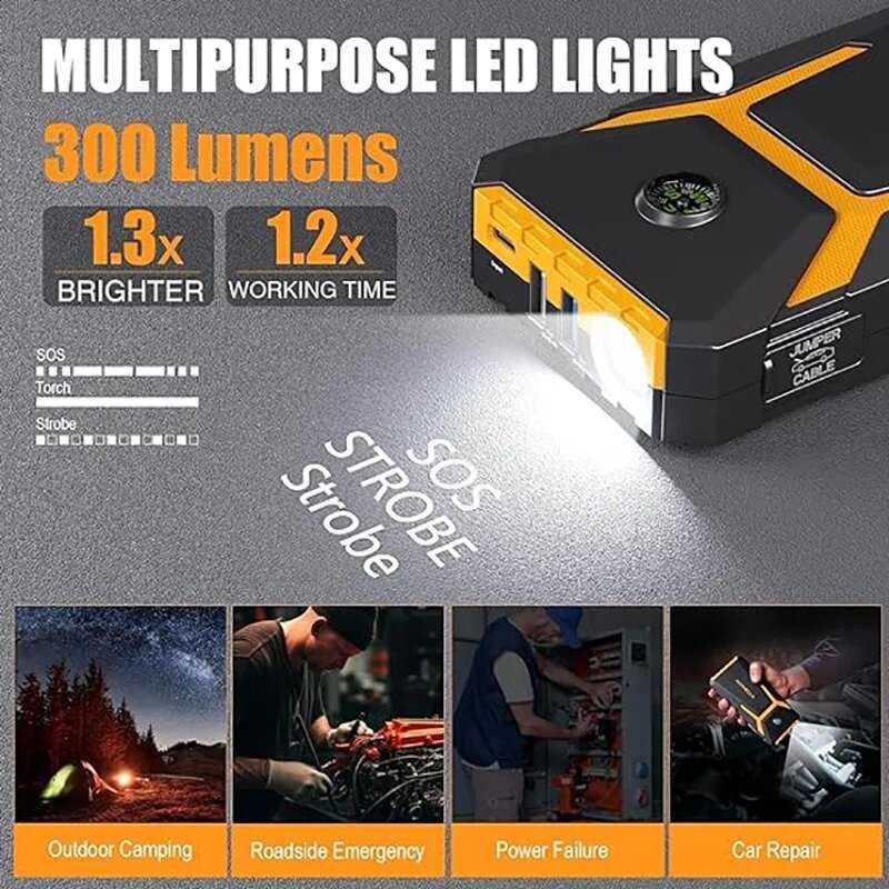 Пусковое портативное устройство VTOMAN бустер с компрессором 20000mAh 4250A фотография 2