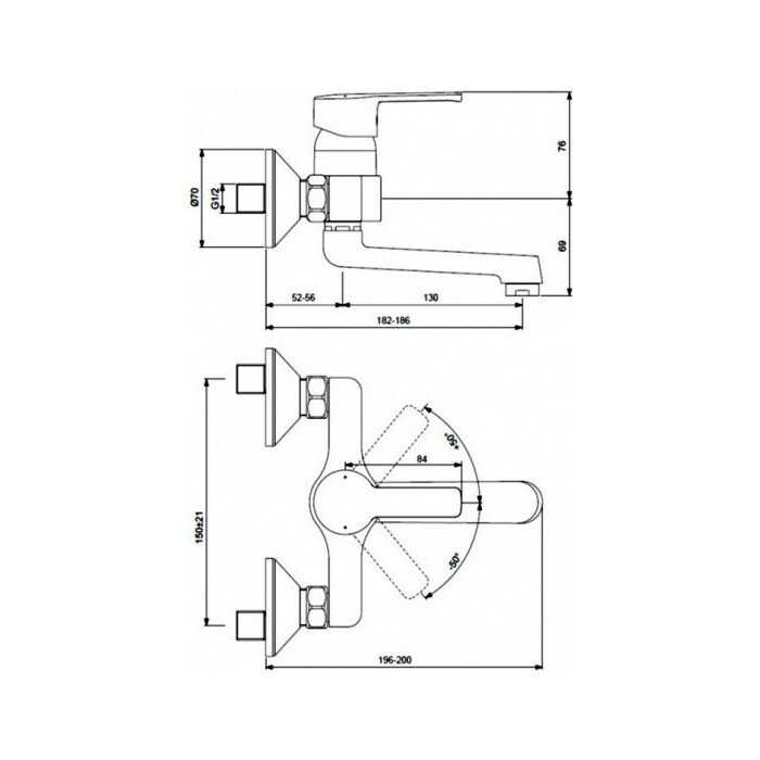 Смеситель VIDIMA Uno (BA250AA) фотография 1
