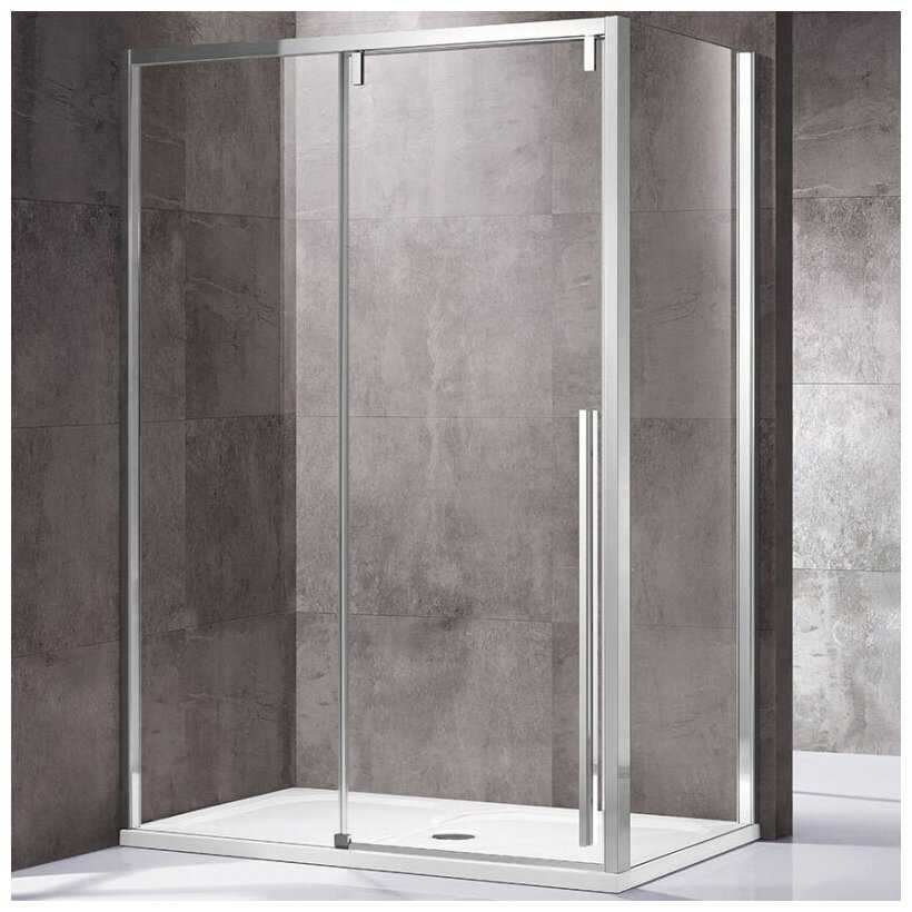 Душевой уголок Vincea Lugano VSR-1L8013CL-1 130х80х195 профиль хром, стекло прозрачное