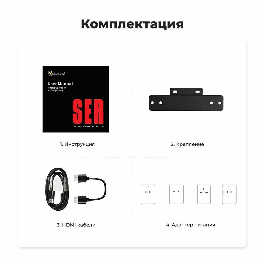 Игровой мини-компьютер Beelink SER5 Max Ryzen 7 5800H фотография 19