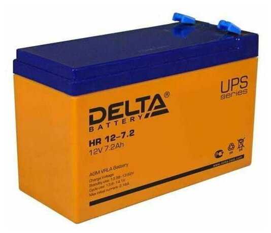 Аккумуляторная батарея DELTA HR 12-7.2 (12В) фотография 11
