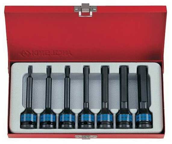 Набор ударных торцевых насадок KING TONY 4457MP [1/2