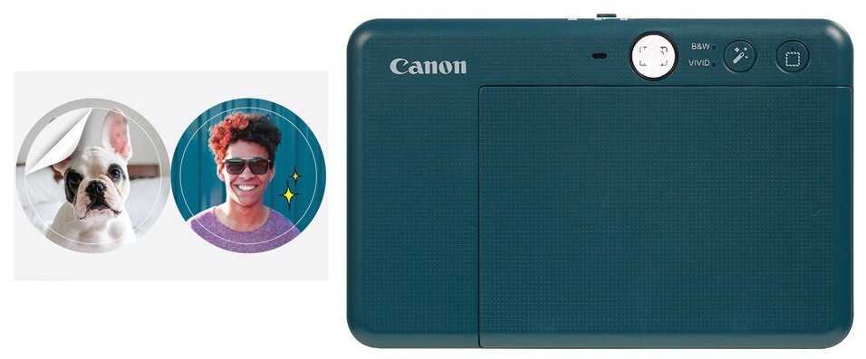 Камера и принтер моментальной печати Canon Zoemini S2, зеленая фотография 5