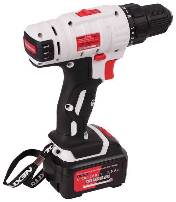 Аккумуляторная дрель-шуруповерт NEXTTOOL ACD-18BL 500006 фотография 1