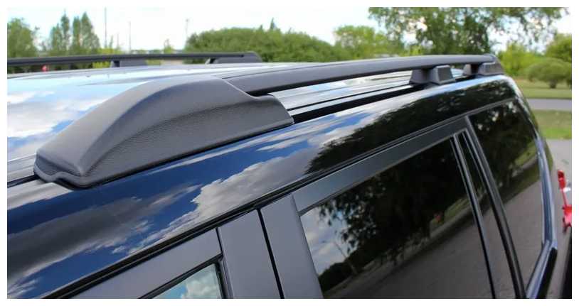 Рейлинги для Toyota Prado 150 c 2009 - серые фотография 1