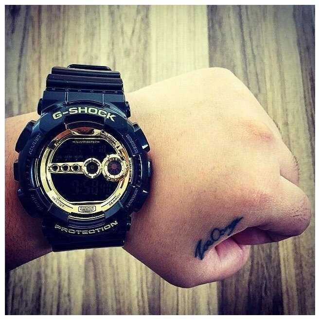 Японские наручные часы CASIO G-SHOCK GD-100GB-1E фотография 1