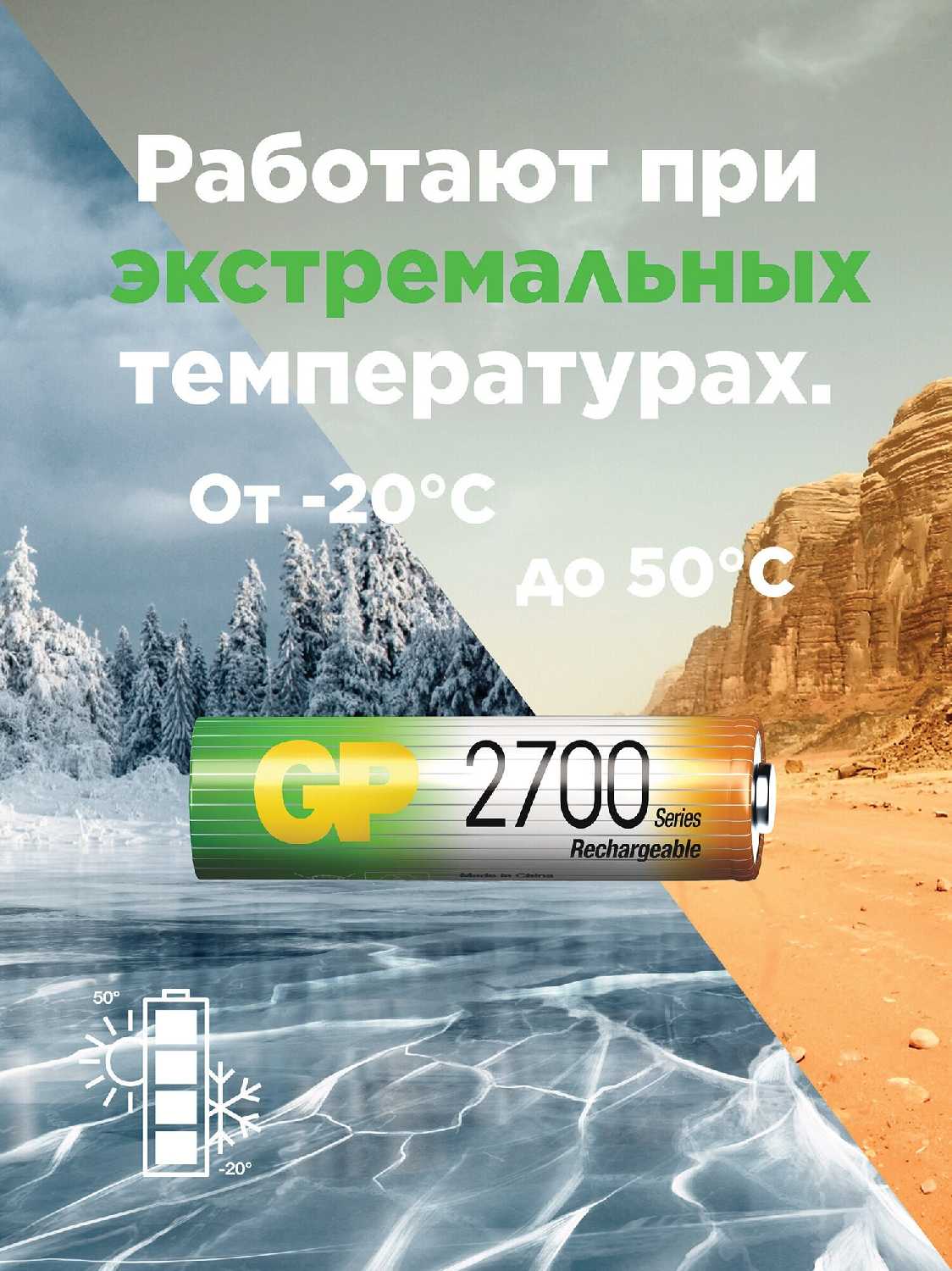Батарейки GP 100AAAHC (HR03) фотография 5