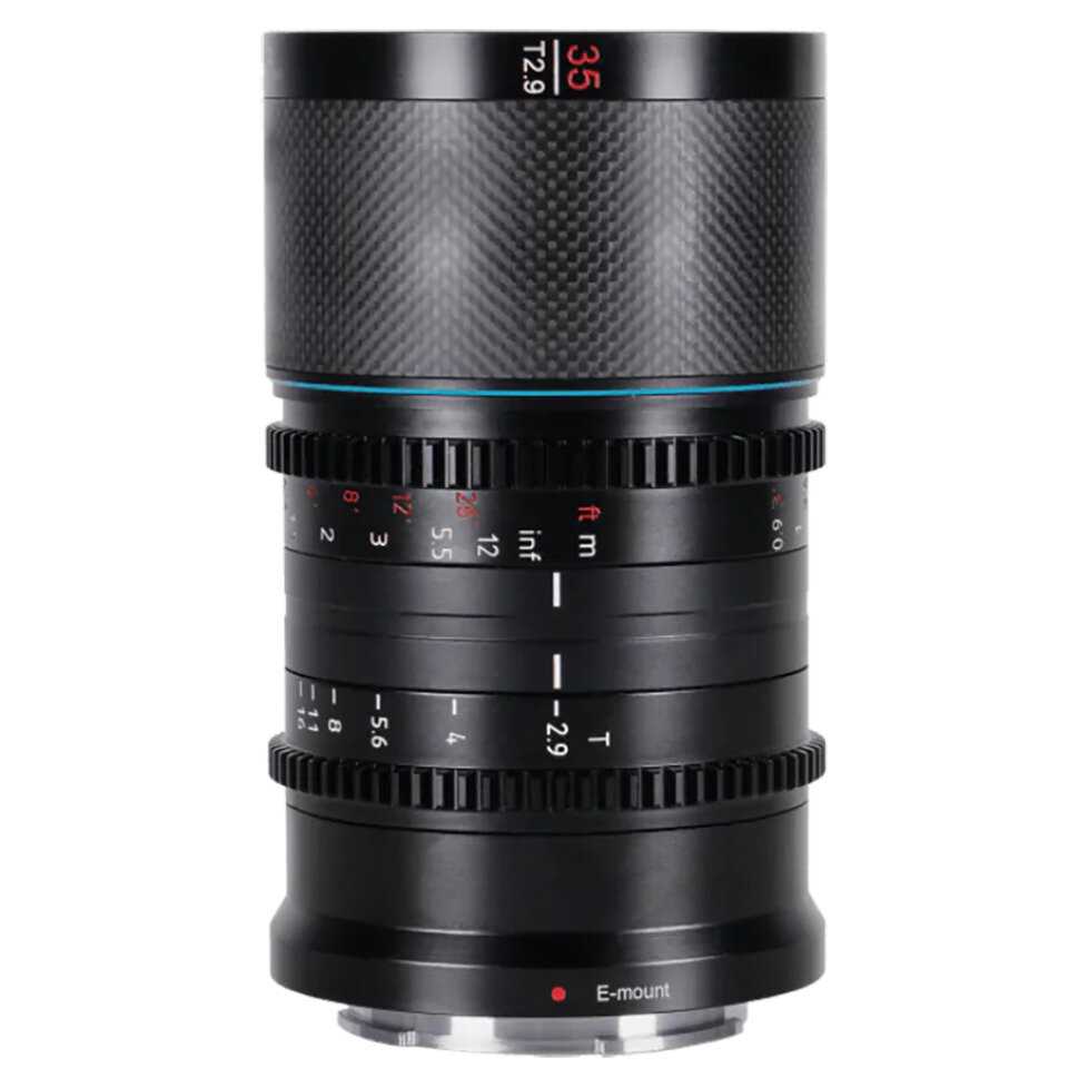 Объектив Sirui Saturn 35mm T2.9 1.6x FF Anamorphic (E35B)