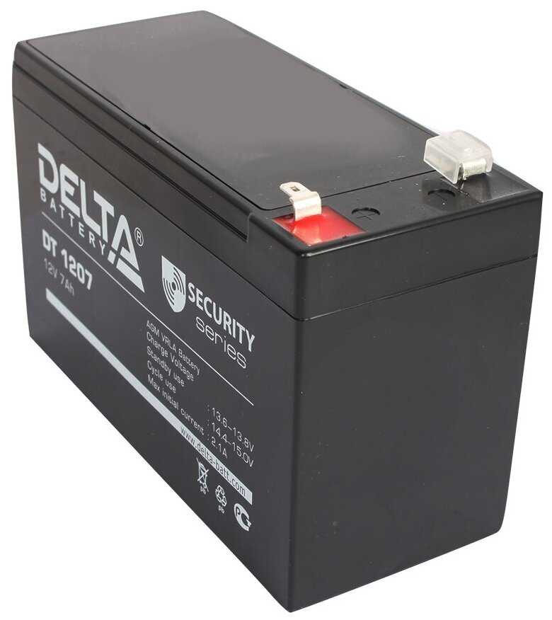 Аккумуляторная батарея DELTA Battery DT 1207 (12В) фотография 15