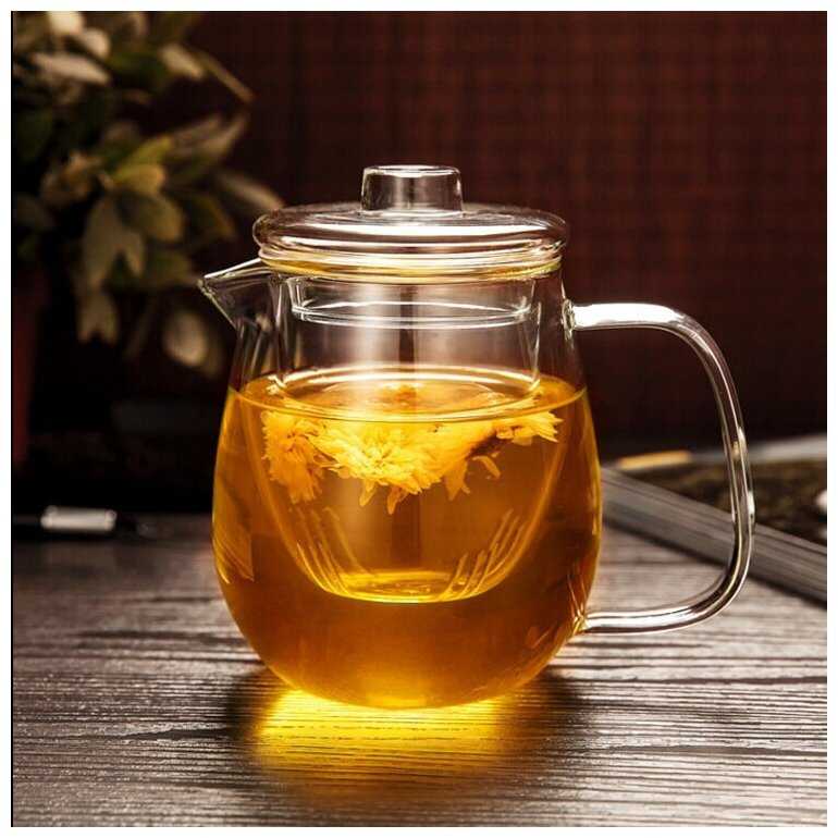 Чайник заварочный стеклянный, 650 мл. фотография 5