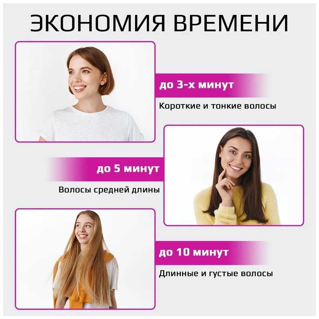 Профессиональный супермощный фен расческа для волос (HB-835-4) фотография 8