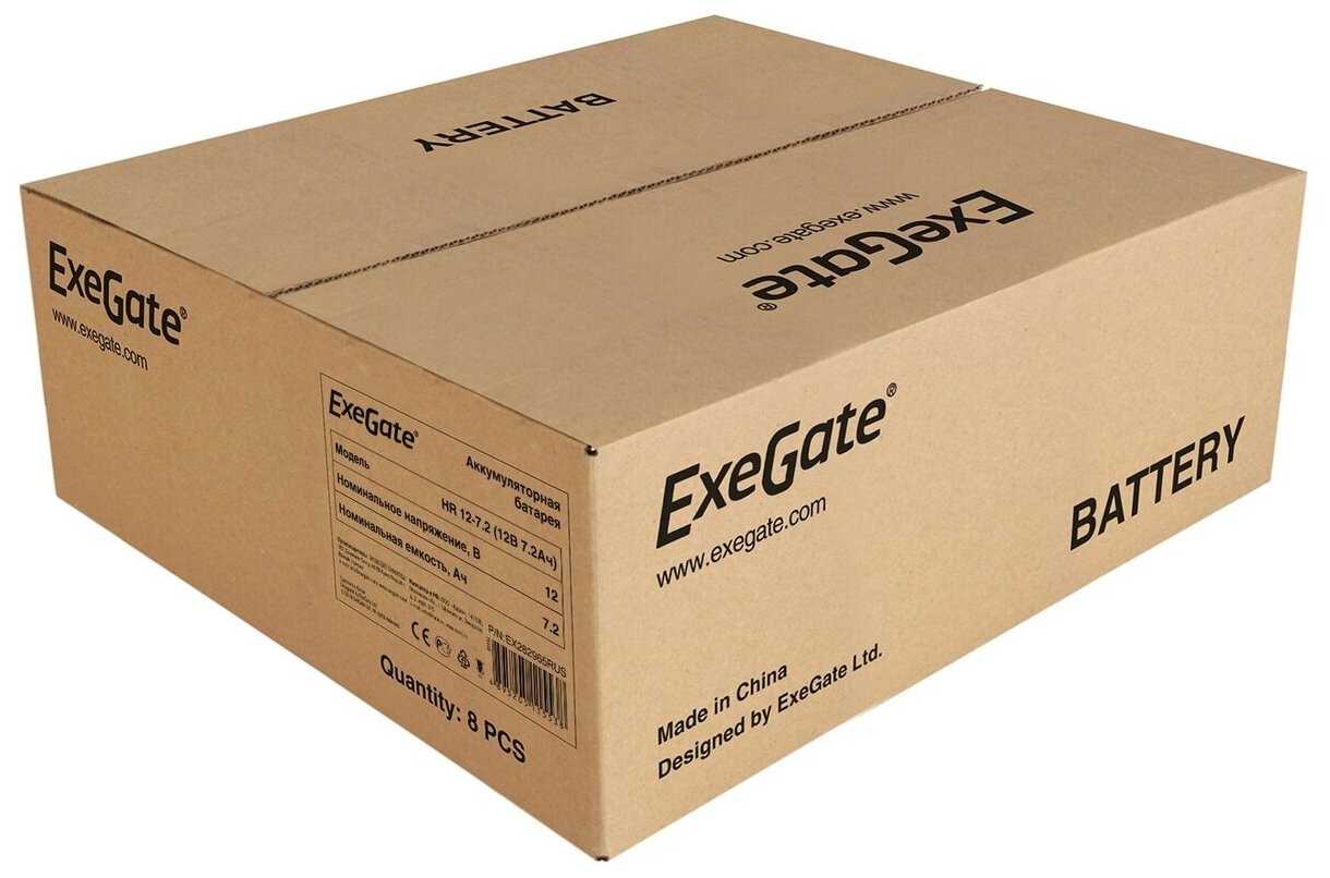 Аккумуляторная батарея ExeGate EX282965RUS фотография 2