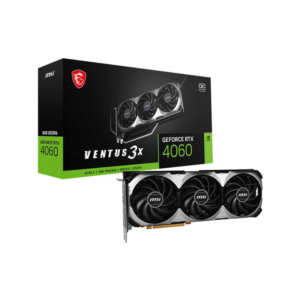 Видеокарта MicroStar GeForce RTX 4060 VENTUS 3X 8G OC фотография 4
