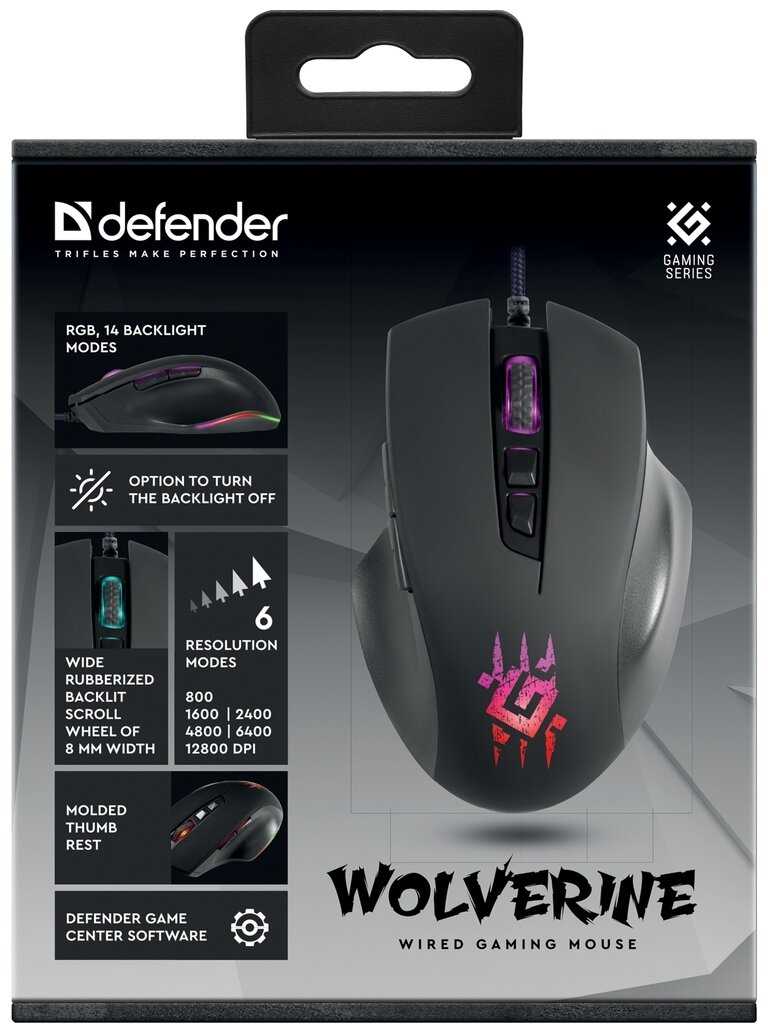 Игровая мышь Defender Wolverine GM-700L фотография 11