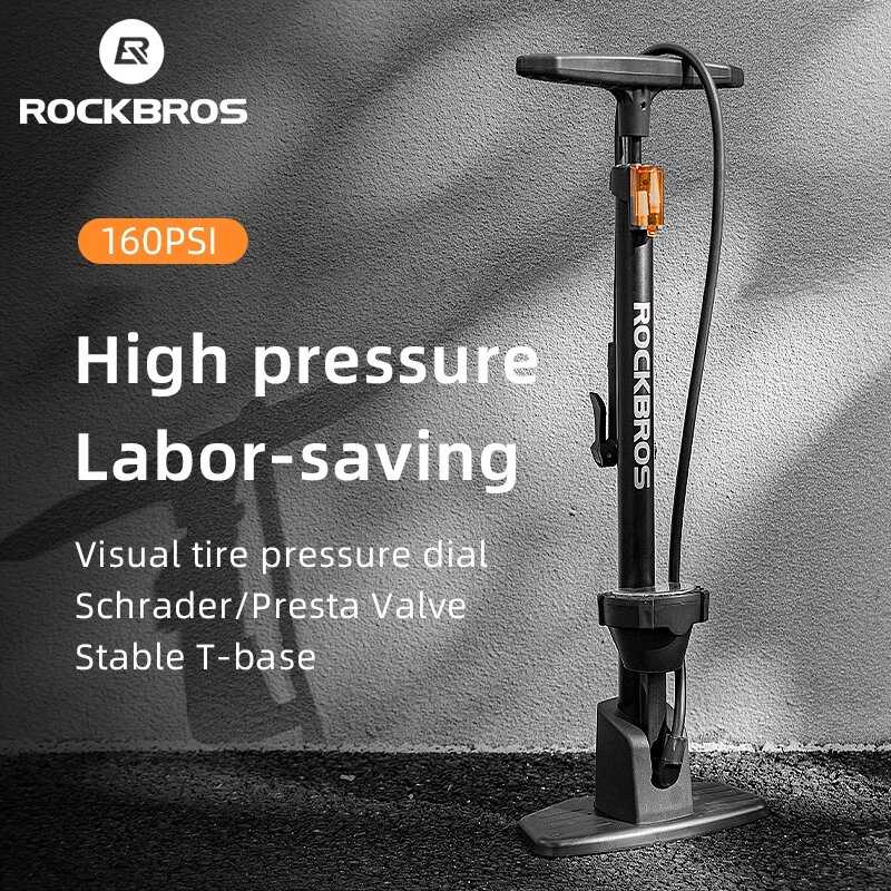 Велосипедный насос ROCKBROS Насос высокого давления (160PSI) фотография 2