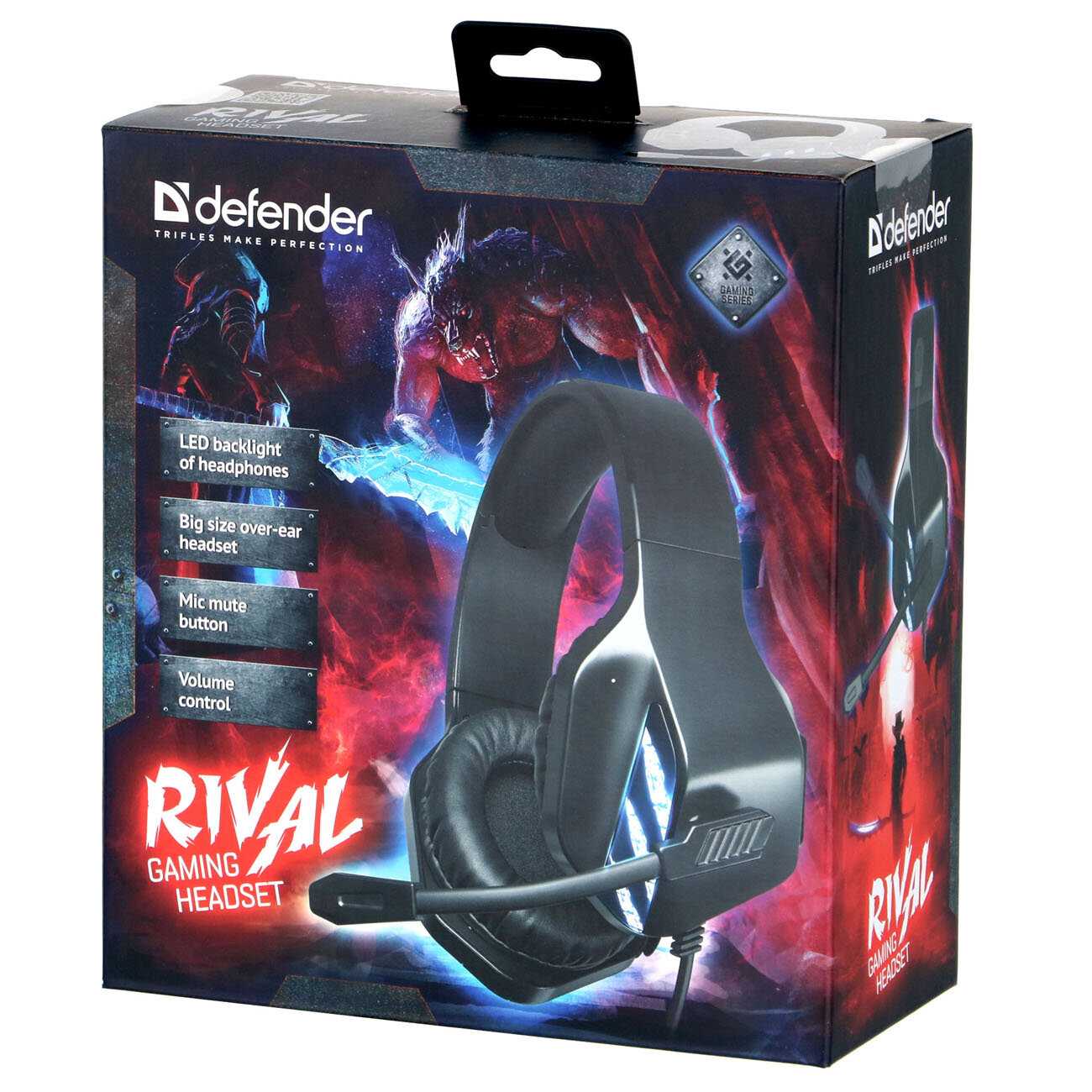 Игровые наушники Defender Rival фотография 11