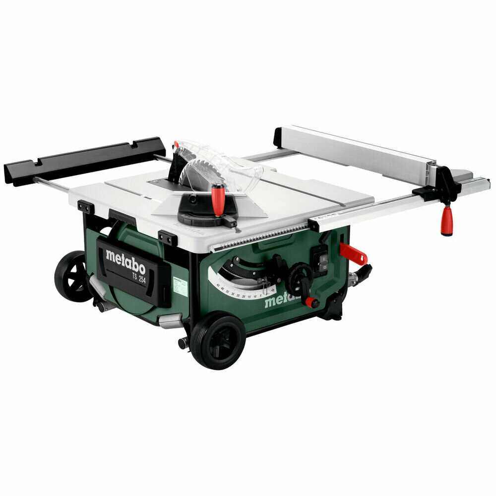 Распиловочный станок Metabo TS 254 фотография 2
