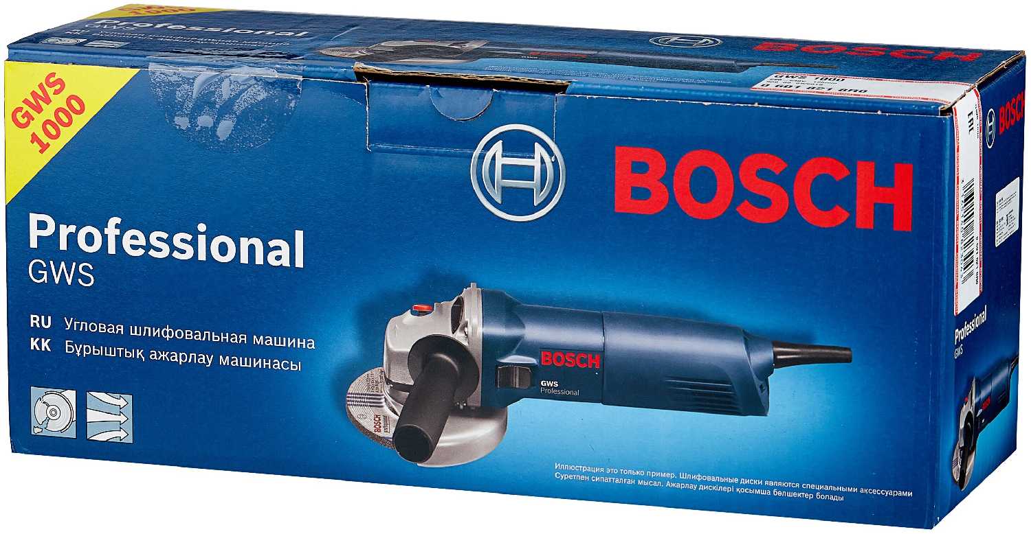 Аккумуляторная УШМ BOSCH GWS 1000 (06018218R0) фотография 3