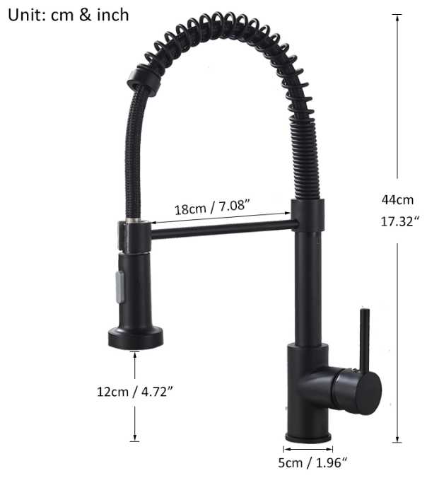 Смеситель для кухни (кухонной раковины) с гибким изливом Kasanye Kitchen Faucet 202 фотография 3