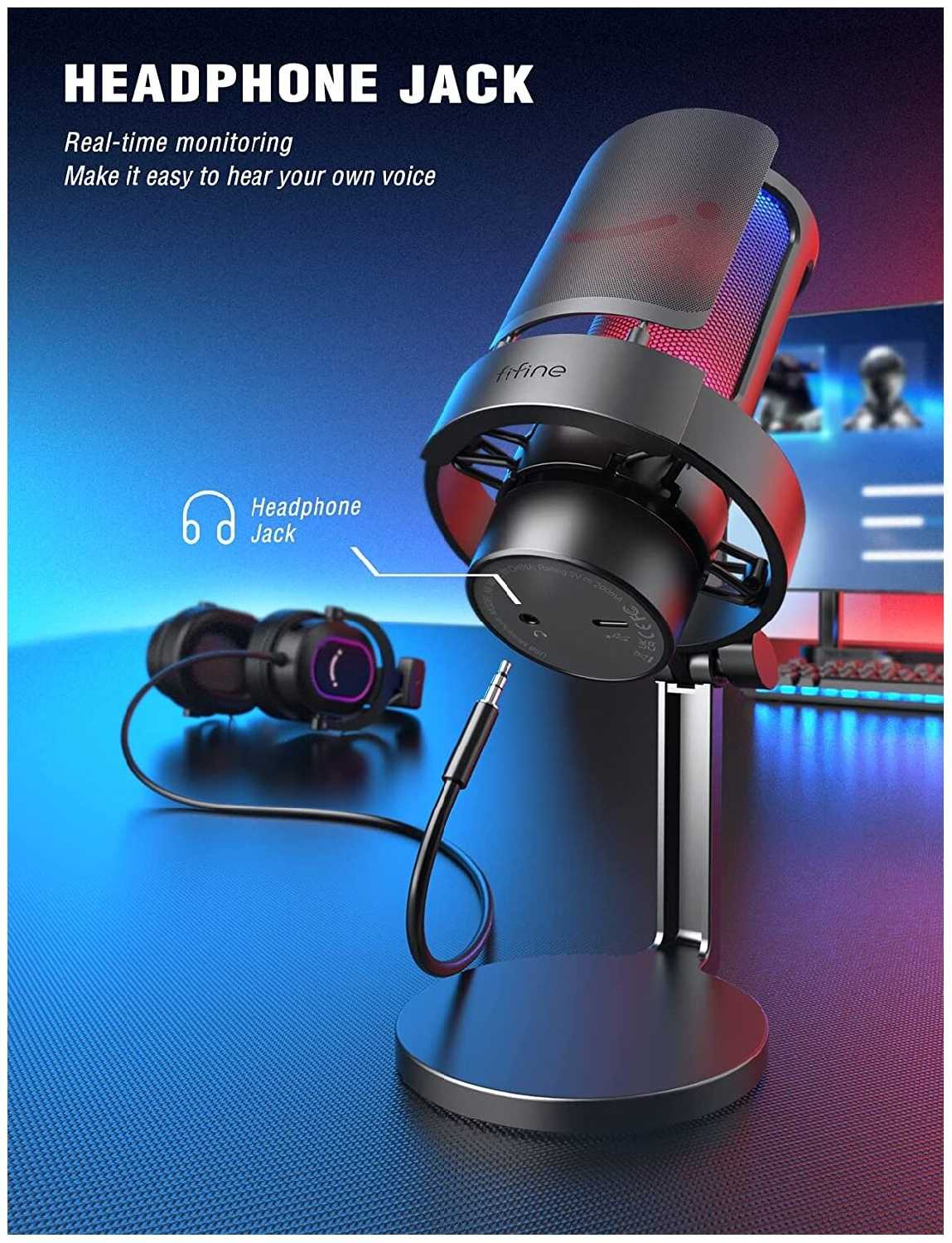 Микрофон Fifine AmpliGame A8 фотография 5