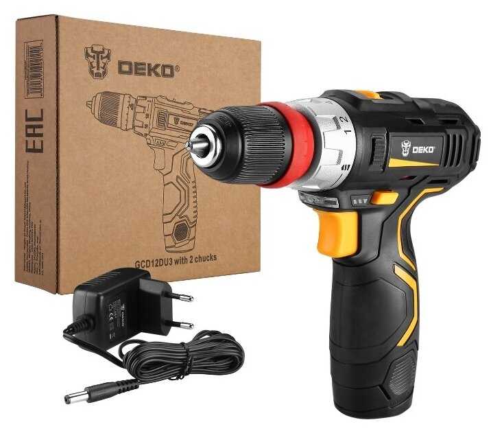 Дрель Deko GCD12DU3