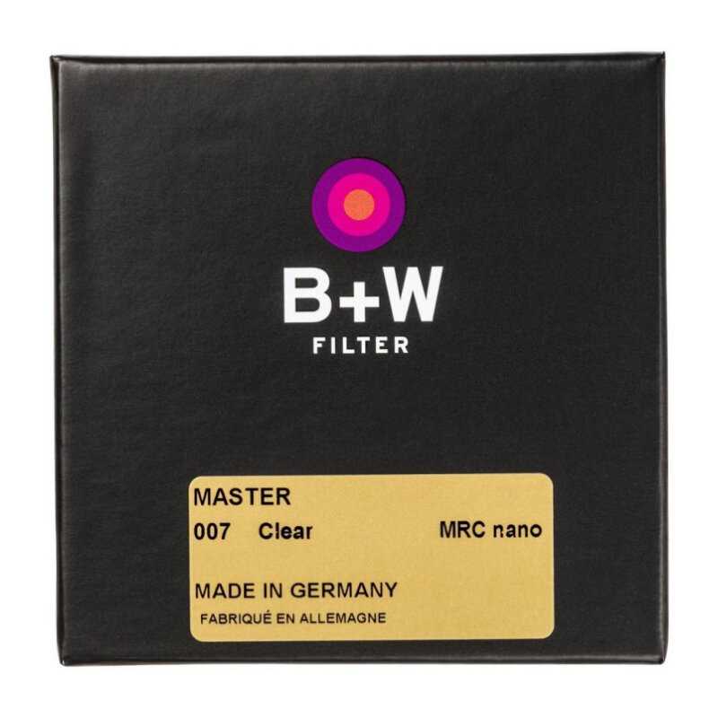 Фильтр защитный B+W MASTER 007 Clear MRC nano 55mm (1101521) фотография 1