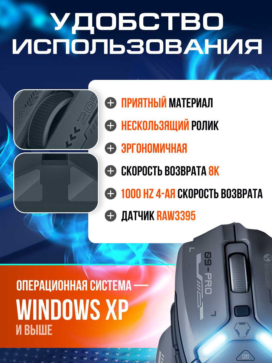 Беспроводная мышь M9 фотография 25