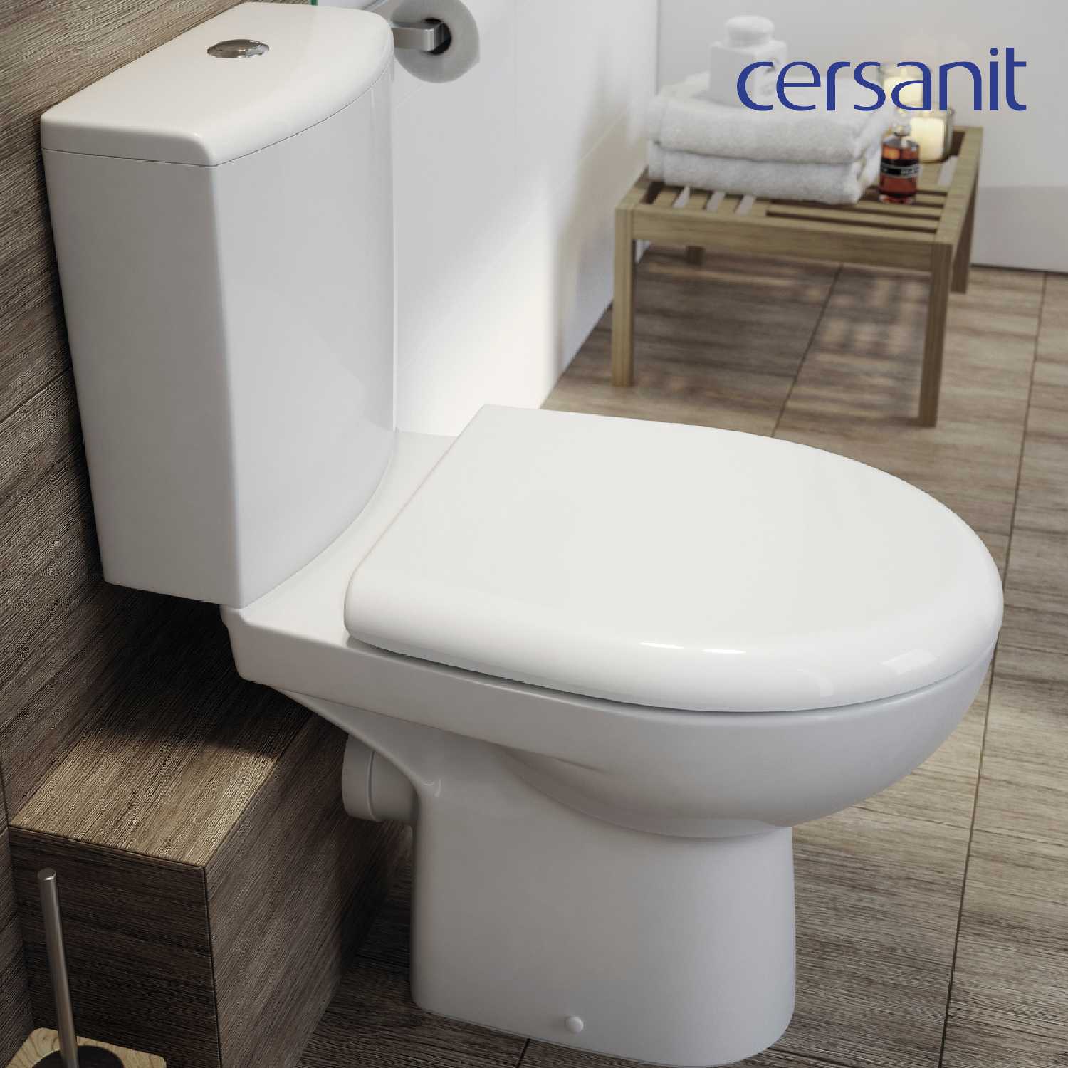 Унитаз Cersanit NATURE безободковый с быстросъёмным сиденьем